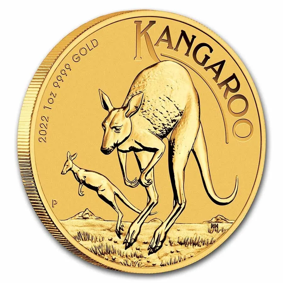 2022 Australia 1 oz Gold Kangaroo BU