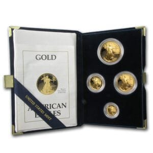 2001 American Gold Eagle Proof Set – Includes Original Mint Box and COA