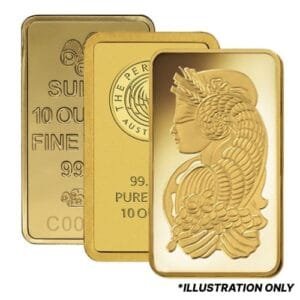 10 oz Gold Bar – Design Our Choice