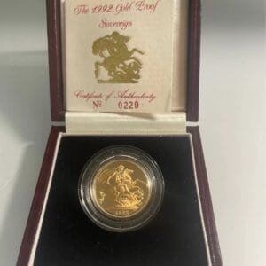 Elizabeth Third Head Gold Proof Sovereign