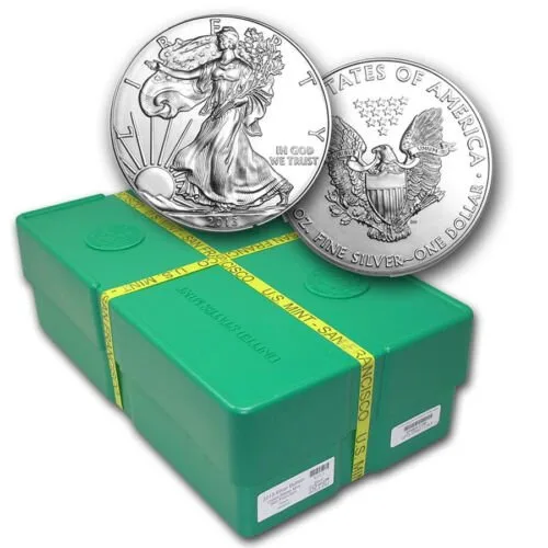 2022 1 oz American Silver Eagle Monster Box (500 Coins, BU)