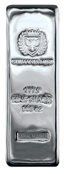 silver cast bar 100 oz number copy 1