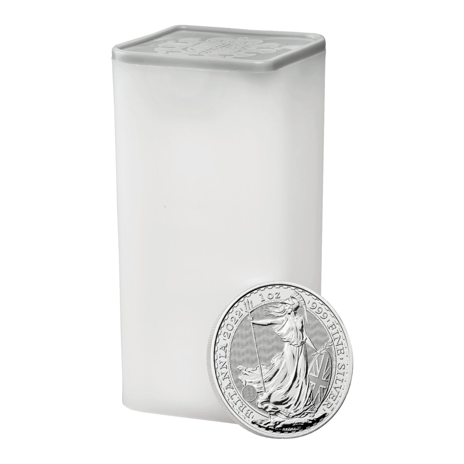 Britannia 2022 1 oz Silver Bullion Twenty Five Coin Tube