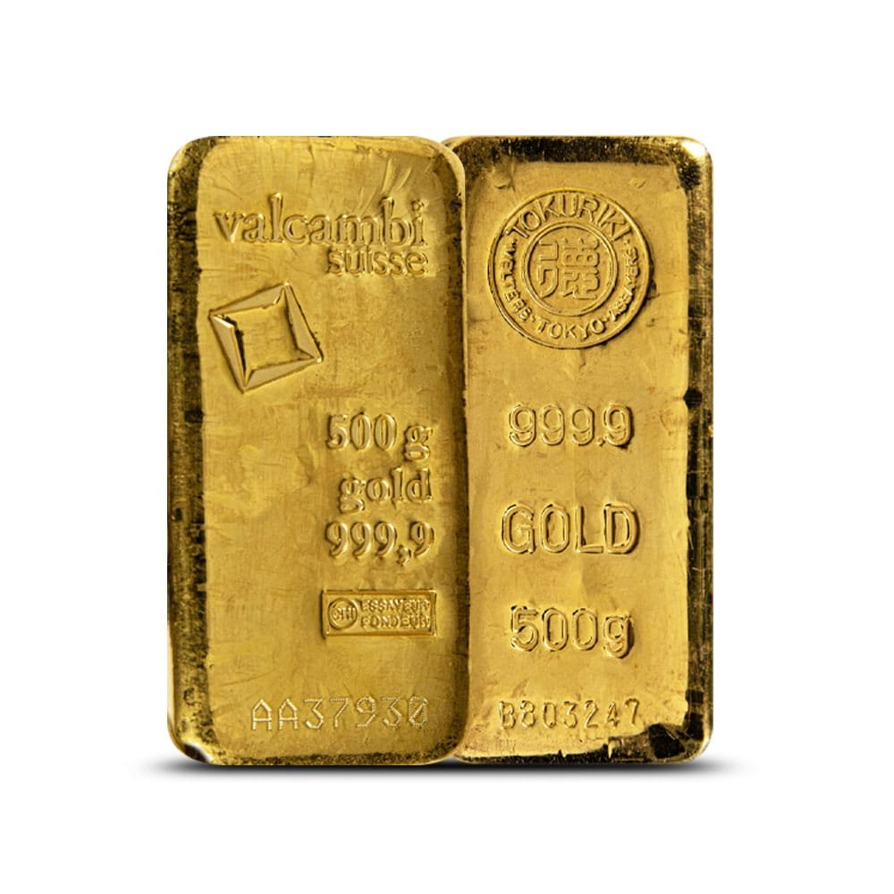 500 Gram Gold Bar (Varied Condition