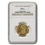 1810 $5 Turban Head Gold Half Eagle MS-63 NGC (Lg Date