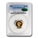 1881 $2.50 Liberty Gold Quarter Eagle PR-66 DCAM PCGS CAC