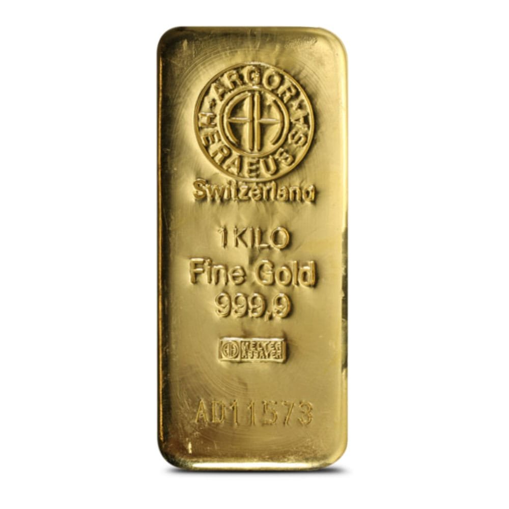 BEST 1 Kilo Argor Heraeus Gold Bar (New w/ Assay)