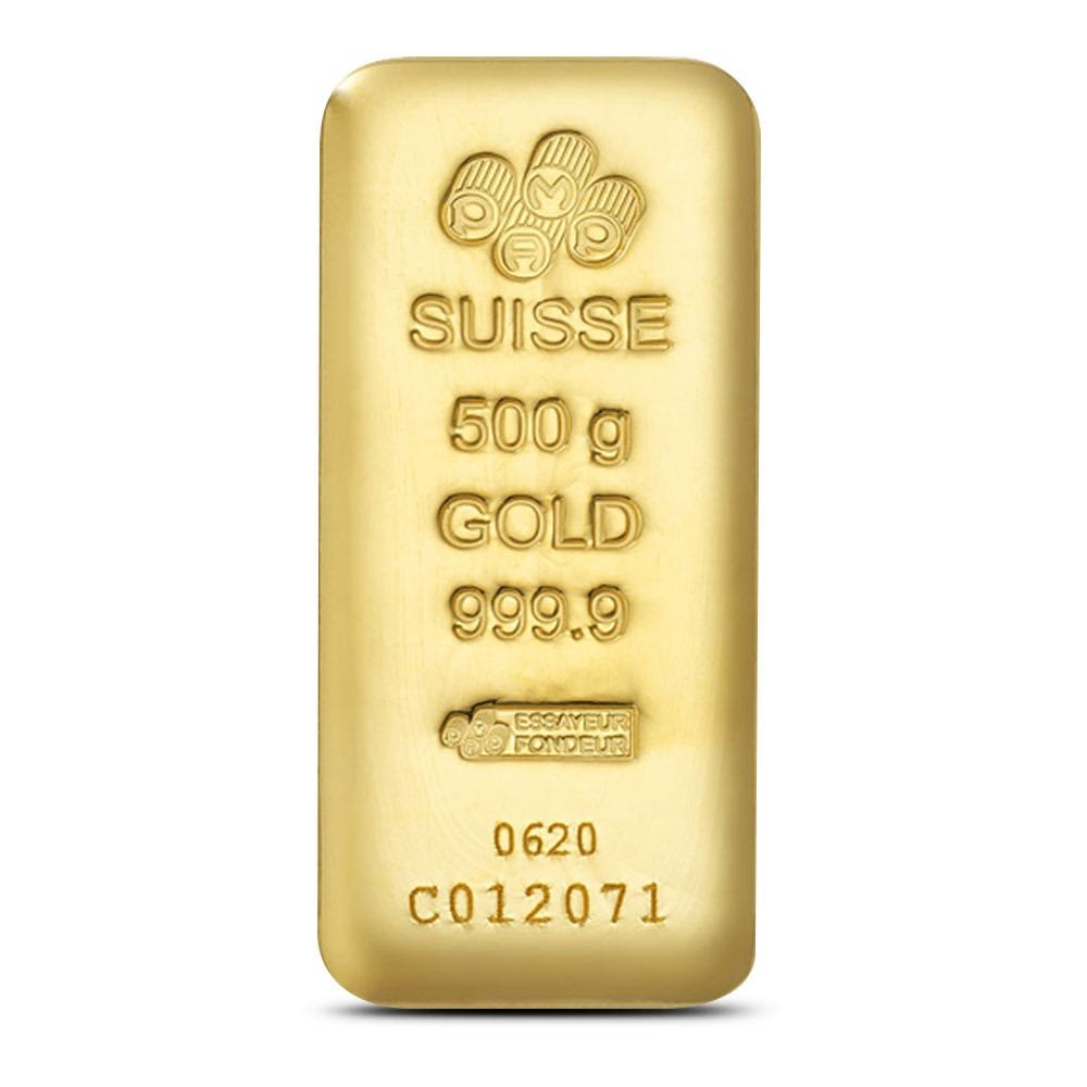 500 Gram PAMP Suisse Gold Bar (New