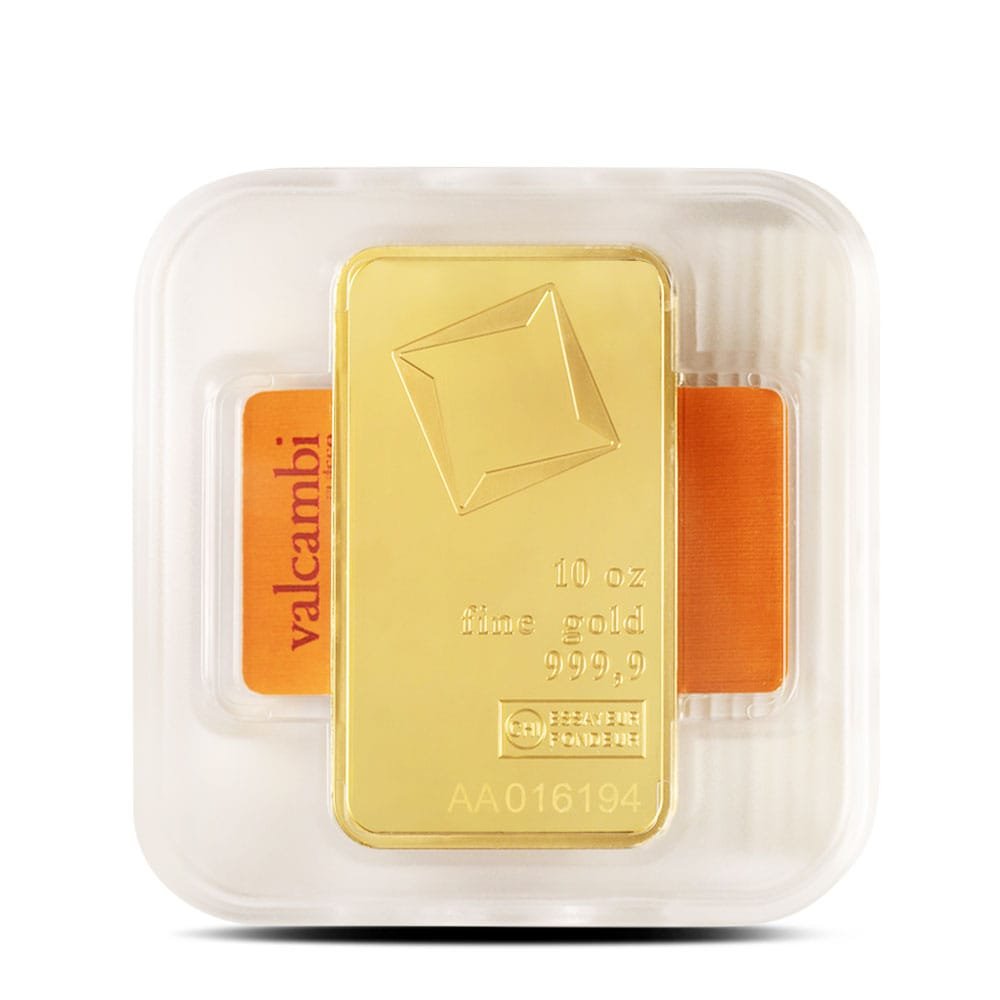 10 oz Valcambi Gold Bar (New w/ Assay) BEST