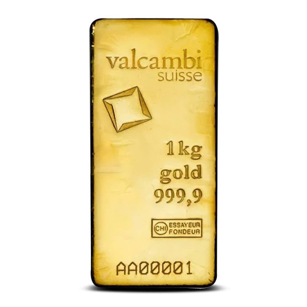 1 Kilo Valcambi Cast Gold Bar (New w/ Assay) ULTIMATE