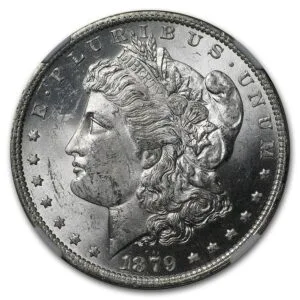 1879-O Morgan Dollar MS-63 NGC