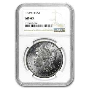 1879-O Morgan Dollar MS-63 NGC BEST