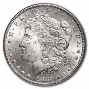 1880-CC Morgan Dollar MS-64 PCGS