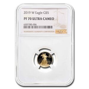 2019-W 1/10 oz Proof Gold Eagle PF-70 UCAM NGC BEST