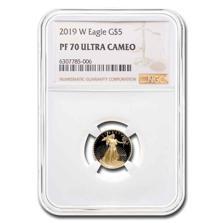 2019-W 1/10 oz Proof Gold Eagle PF-70 UCAM NGC