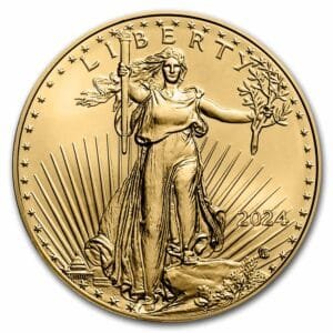 2024 1/10 oz American Gold Eagle Coin BU BEST