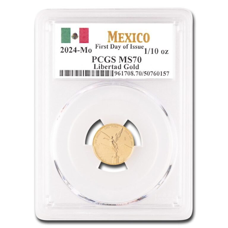 2024 Mexico 1/10 oz Gold Libertad MS-70 PCGS (First Day Issue)