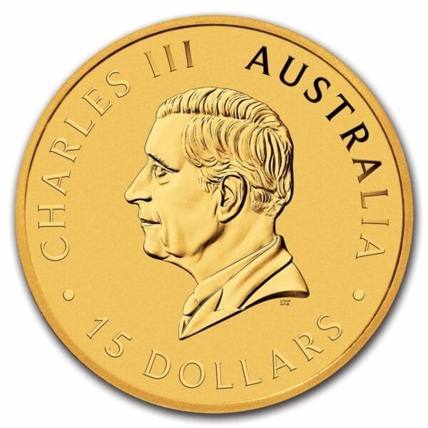 2025 Australia 1/10 oz Gold Kangaroo BU