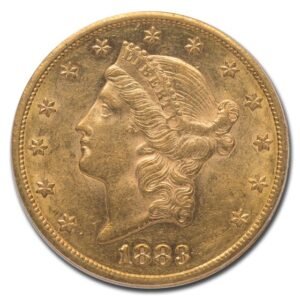 1883-CC $20 Liberty Gold Double Eagle AU-55 PCGS Best