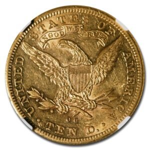 1884-CC $10 Liberty Gold Eagle AU-55 NGC Best