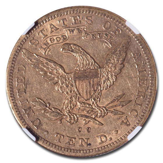 1891-CC $10 Liberty Gold Eagle AU-55 NGC Best