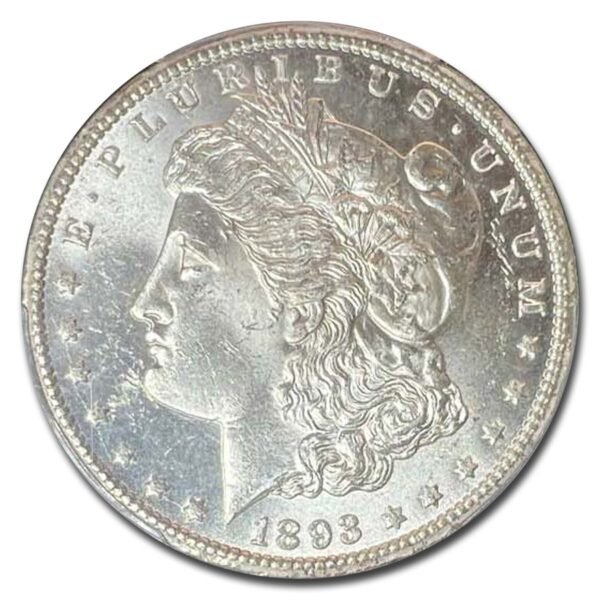 1893-CC Morgan Dollar MS-63+ PCGS