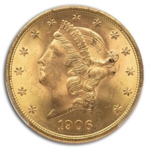 1906-D $20 Liberty Gold Double Eagle MS-65 PCGS Best