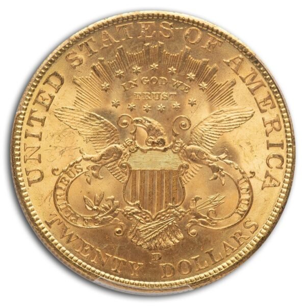 1906-D $20 Liberty Gold Double Eagle MS-65 PCGS Best