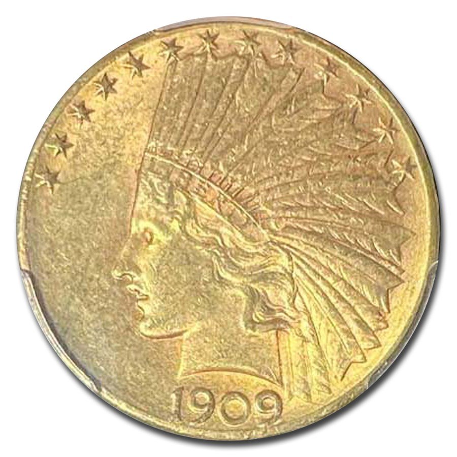 1909-D $10 Indian Gold Eagle MS-62 PCGS Best