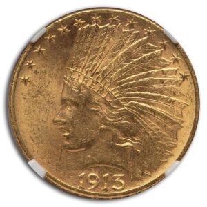 1913-S $10 Indian Gold Eagle MS-62 NGC