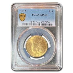 1915 $10 Indian Gold Eagle MS-64 PCGS Best