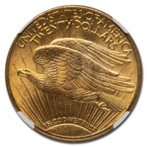 1915-S $20 St Gaudens Gold Double Eagle MS-64 NGC Best