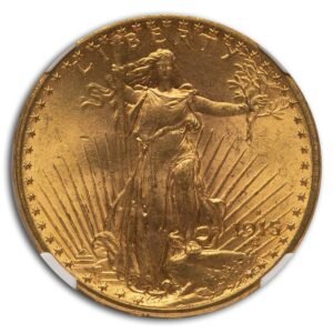 1915-S $20 St Gaudens Gold Double Eagle MS-66 NGC