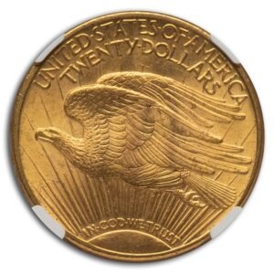 1915-S $20 St Gaudens Gold Double Eagle MS-66 NGC Best