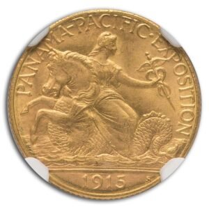 1915-S Gold $2.50 Panama-Pacific MS-67 NGC Best