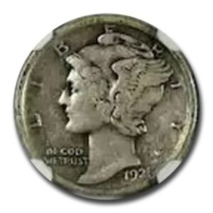 1921 d mercury dime vf 30 ngc 153315 Obv 1