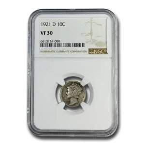 1921 d mercury dime vf 30 ngc 153315 Slab 1