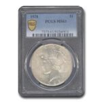 1928 Peace Dollar MS-63 PCGS Best