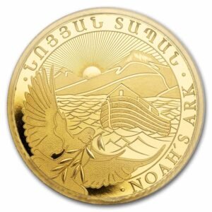 2025 Armenia 1/2 oz Gold 25,000 Dram Noah's Ark BU Best