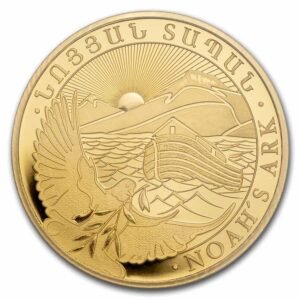 2025 Armenia 1 oz Gold 50,000 Dram Noah's Ark BU Best