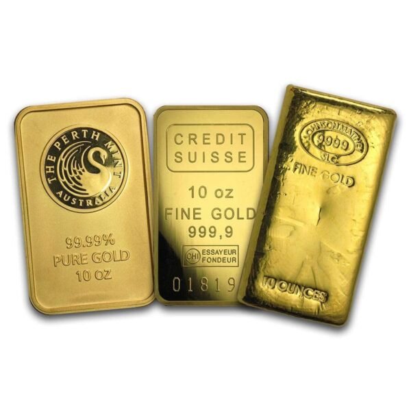 10 oz Gold Bar - Brand Name Best