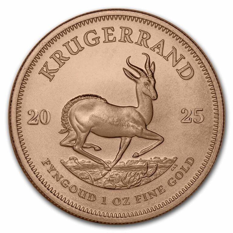 2025 South Africa 1 oz Gold Krugerrand BU BEST