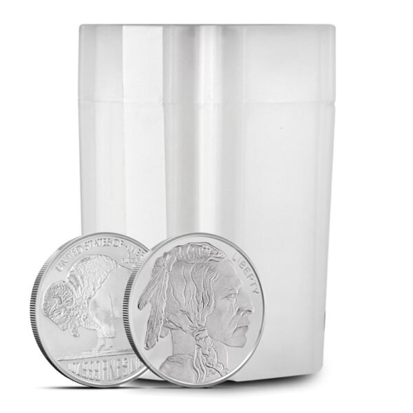 1 oz SilverTowne Buffalo Silver Tube