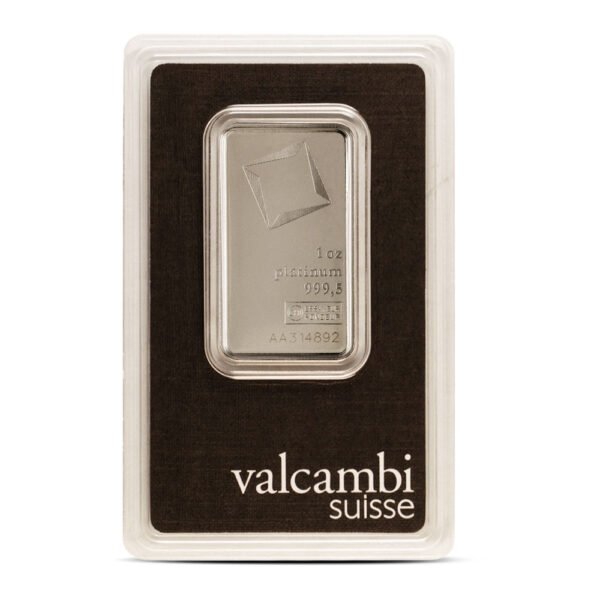 1 oz Valcambi Platinum Bar