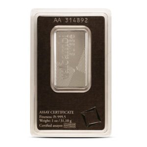 1 oz Valcambi Platinum Bar