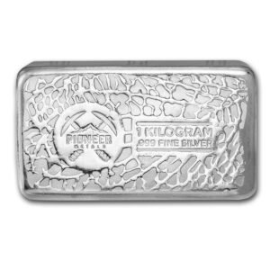 1 kilo Cast-Poured Silver Bar – Pioneer Metals best