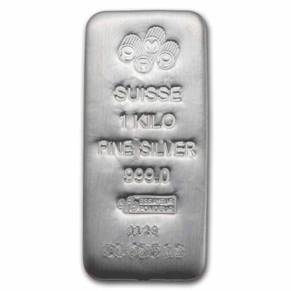 1 Kilo Silver Bar - PAMP Suisse