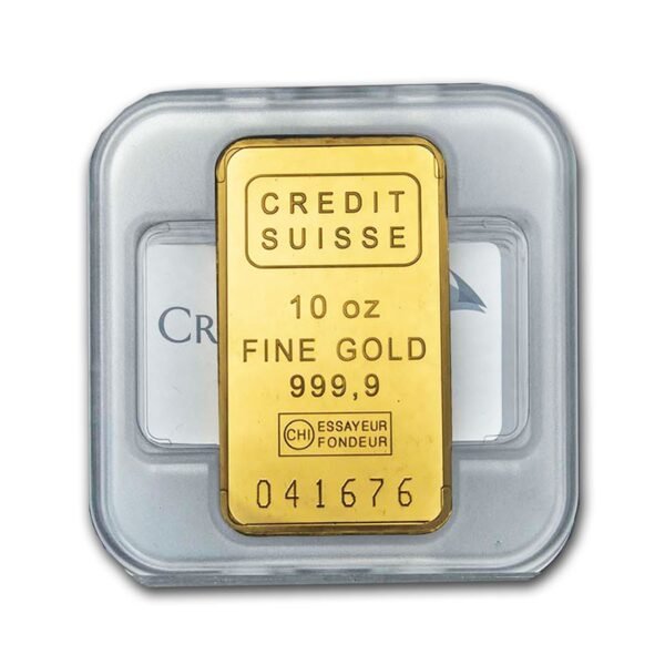 10 oz Gold Bar - Credit Suisse best