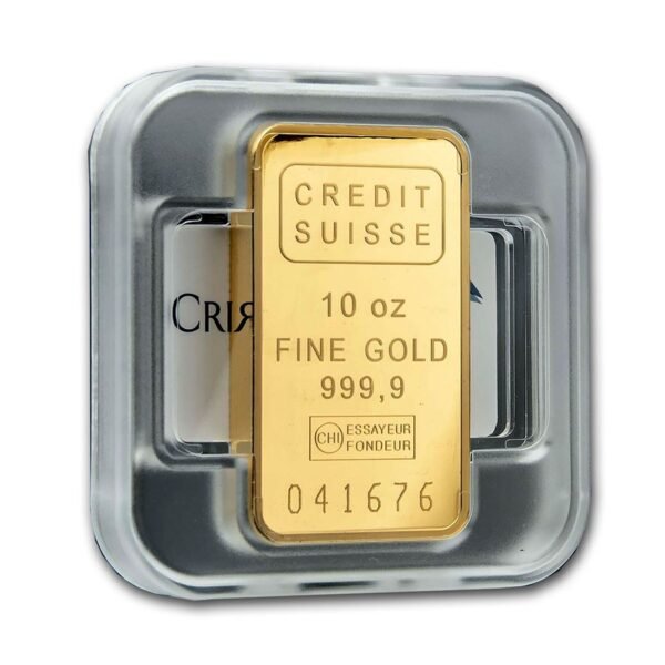 10 oz Gold Bar - Credit Suisse best