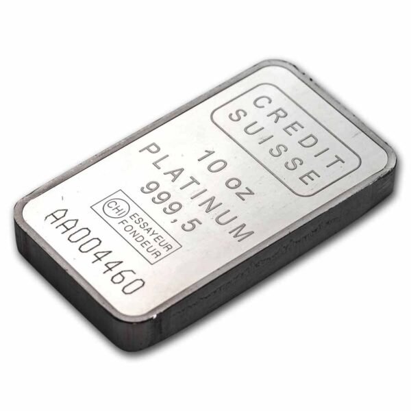 10 oz Platinum Bar -(.999+ Fine) best